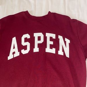 Maroon Aspen Crewneck